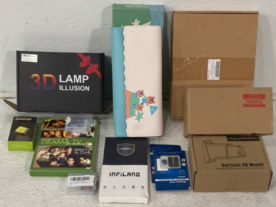 (2) Moric 512GB High Speed High Performance Mobile MicroSD Card, (1) 3D Attack On Titan Lamp, And More