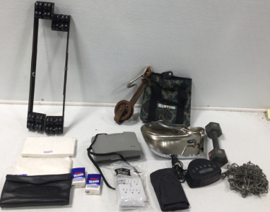 315 Polaroid Camera, Hunting Bag, Meat Hook, And More