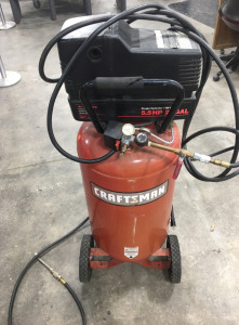 Sears Craftsman AIR Compressor Single Cylinder/ Oil-free 5.5 HP 25 GAL
