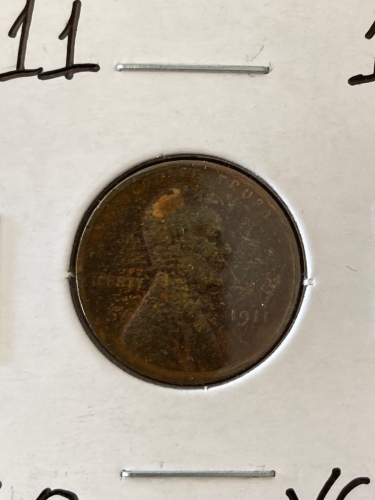 1911 Wheat Copper Antique Penny