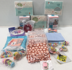(2) Mosquito Killing Lamps, Baby Blankets, Wooden Baby Toys, Baby Plate Set And More