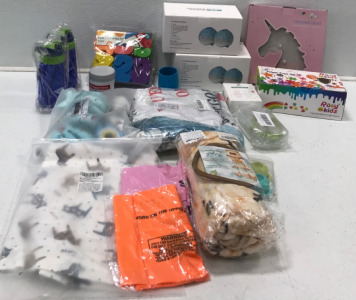 Fidget Toys Set, Unicorn Light, (2) Hands Free Breast Pumps, (2) Sippy Cups And More