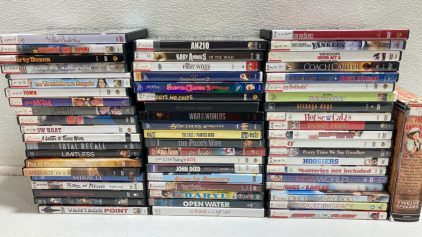 (60) Assorted DVD Movies, (1) Andy Griffith Show Set