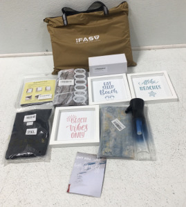 (1) Spray Bottel, (1) Shower Curtain, (1) Description Card, And More