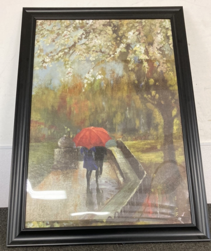 Walk In The Rain Wall Art