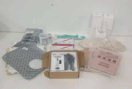 (1) RGB Sunset Lamp (4) Pink iPad Pro 11 Cases (2) Rechargeable Handheld Mixers (5) "Vintage 1972" Cocktail Glasses and More!!