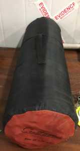 Cabelas Sleeping pad Black And Red In Bag