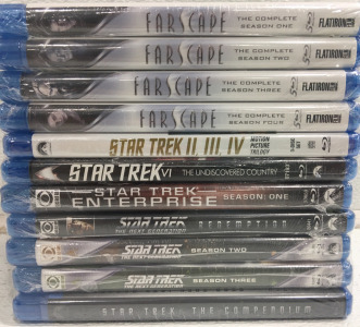 Farscape DVD Set Seasons 1-4, (7) Startrek DVD Collection