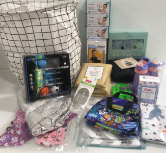 (2) Collapsible Laundry Baskets (1) Maydolly Baby Carrier (1) KaBaby Wrap Sling & Much More!!
