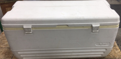 White Igloo Cooler