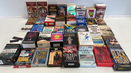 (40) Assorted Books on Tape