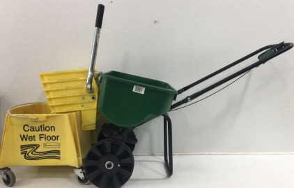 Scott&rsquo;s SpeedyGreen 2000 & Rubbermaid Rolling Mop Bucket
