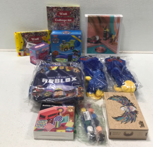 (3) Lunchpales, (2) Wall College Kits, Puzzles, Paw Patrol Toy, (2) Plush Toys And More