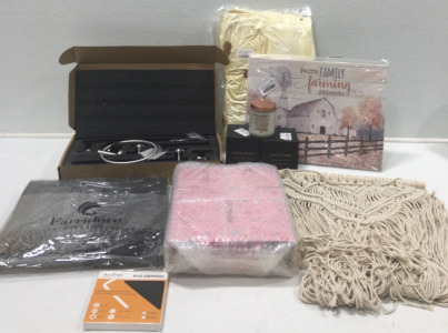 Towel Hook, Boho Hanging Decor, (2) Scented Candles, Gift Boxes And More