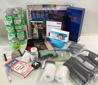 (1) Gel Ice Pack (1) Wax Beans (1) Harder Will Yoga Wedge & Lots More!!