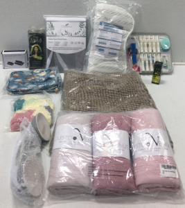 Shower Curtain, Towels, Bathroom Rug, Shower Handle, Spa Pillow And More