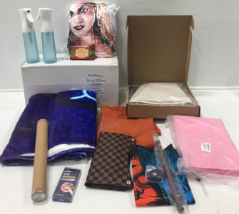 Lamp Shades, Body Pillow, Throw Blankets, Poster, Pillow Cases, Spray Bottles And More