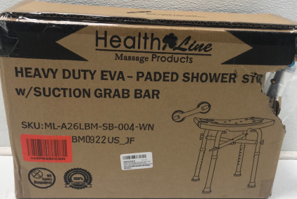 Heavy Duty Paded Shower Stool