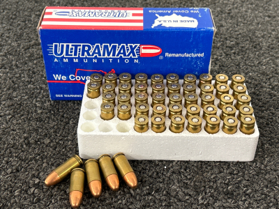 Box of Ultramax 9MM 115 Gr.
