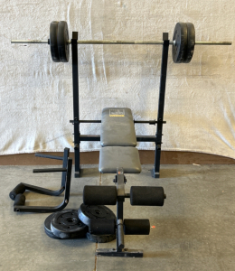 Workout Bench and Weights System