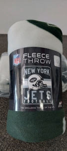 2 NY JETS Flee e Throw blankets.