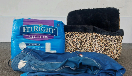 Foot Massager, Thor Youth Motocross Pants & FitRight Ultra Underwear