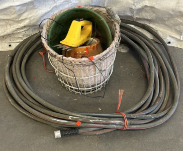 Hose, Flower Pots, Lawn Trimmers, and Baskets