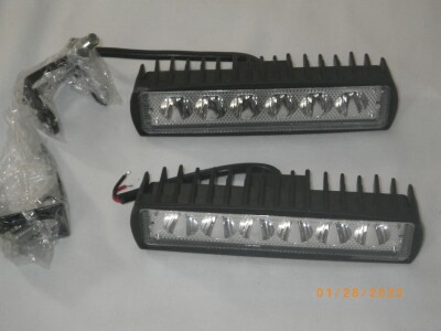 Pair Of 6&rdquo; LED Lamps With Mounts