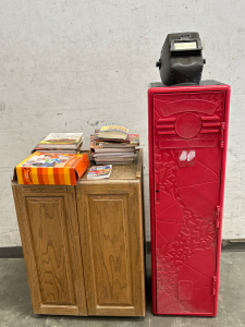 Rolling Cabinet, Plastic Locker & More!