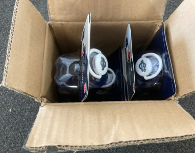 Box Of Milwaukee Brewers Pacifier