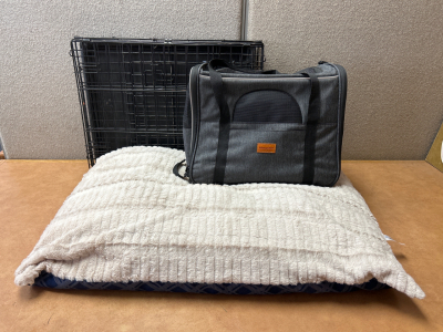 Pet Bed, Carrier and Small Kennel