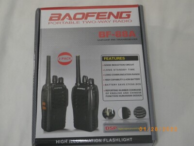 Baofeng Portable Two-Way Radios New In Box