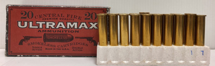 (17) Rnds. Ultramax 45-70 GOVT Ammo With (3) Spent Shellcases