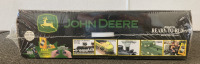 Factory Sealed! Rail King John Deere Model Locomotive Set - 3