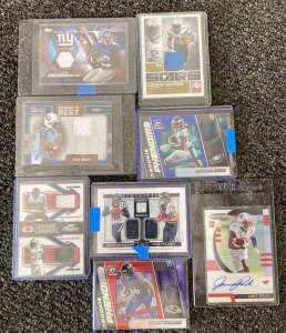 (8) Autograph And Patch Football Cards