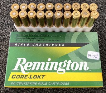 (20) Rnds. Mixed Brand 25-06 REM Ammo