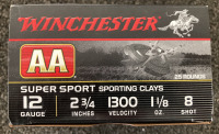 (25) Rnds. Winchester AA 12 Ga. 8 Shot Ammo - 4