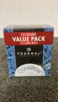 (525) Rds Federal .22LR Ammo