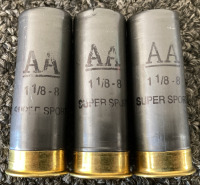 (25) Rnds. Winchester AA 12 Ga. 8 Shot Ammo - 2