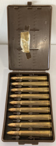 (9) Rnds. W-W Super 375 H&H Mag Ammo In Case