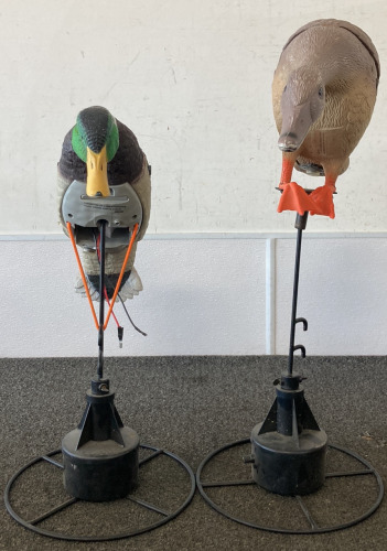 (2) Lucky Duck Electronic Duck Decoys