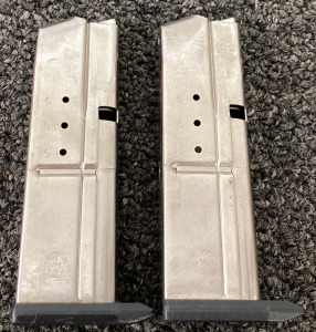 (2) Smith & Wesson 10 Rnd 9mm Magazines