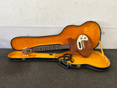 Vintage 6 String Electric Guitar with Case