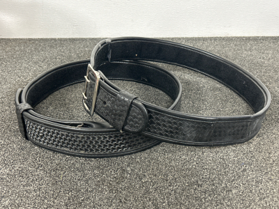 (2) Bianchi Leather Tactical Belts