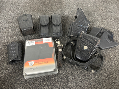 Bulldog Extreme Series Double Mag Holder, Leather Holsters and More