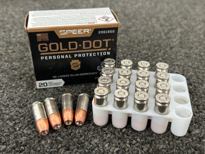 (20) Rounds of Speer Gold Dot 9MM Luger 124 Gr.