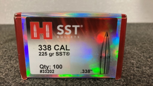 (100) Hornady SST 338Cal Bullets