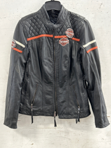 Woman&rsquo;s Harley Davidson Riding Leather Jacket Size Large