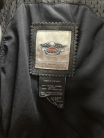 Woman’s Harley Davidson Riding Leather Jacket Size Large - 4