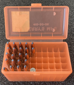 (22) Rnds. 35 Whelen Ammo In Case guard Case